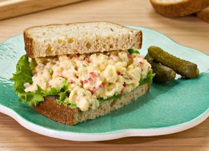 “Bacon and Eggs” Salad Sandwich
